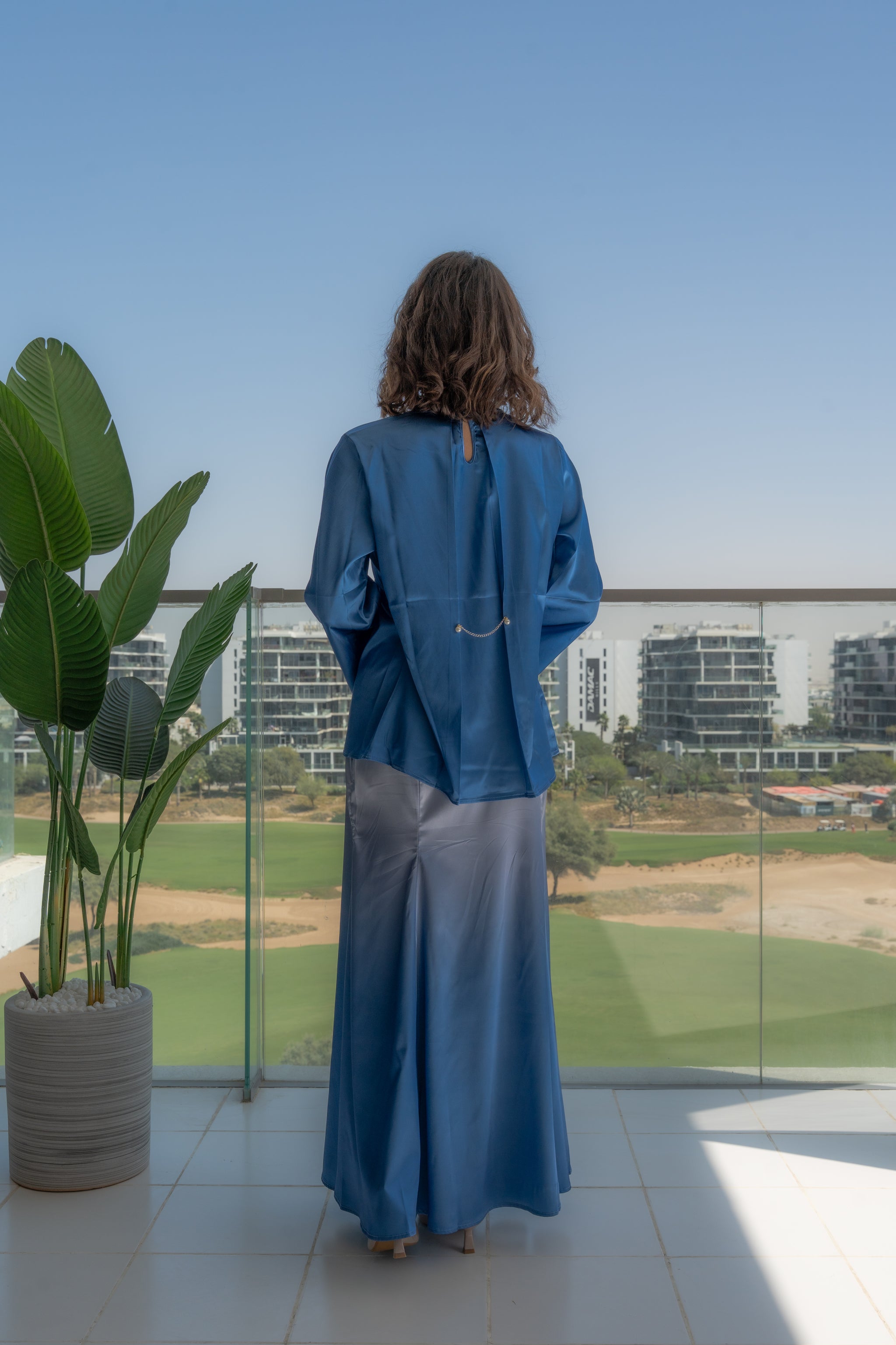 Ease In Fade  - Top & Skirt Set