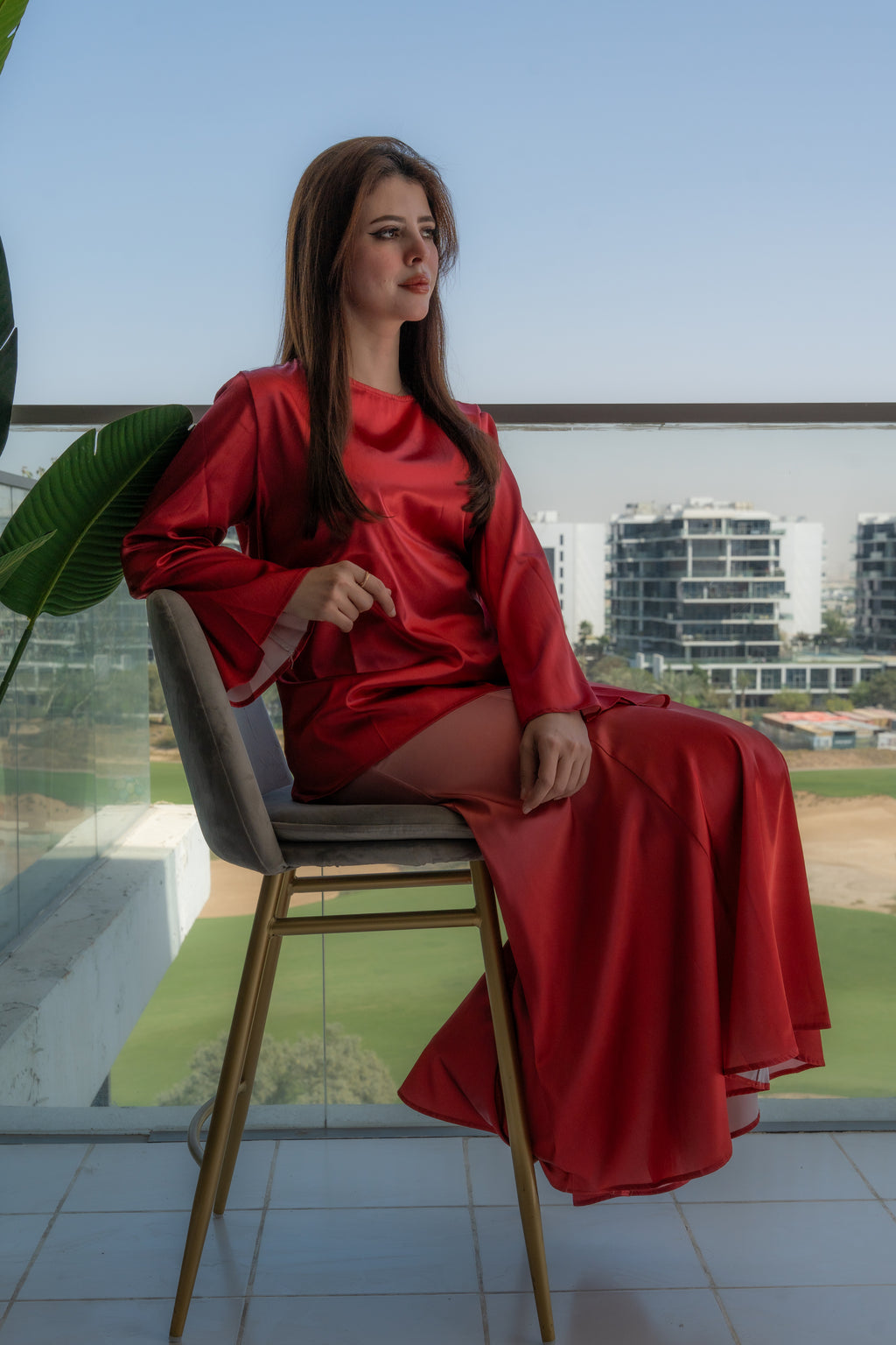 Flow Like Her  - Top & Skirt Set