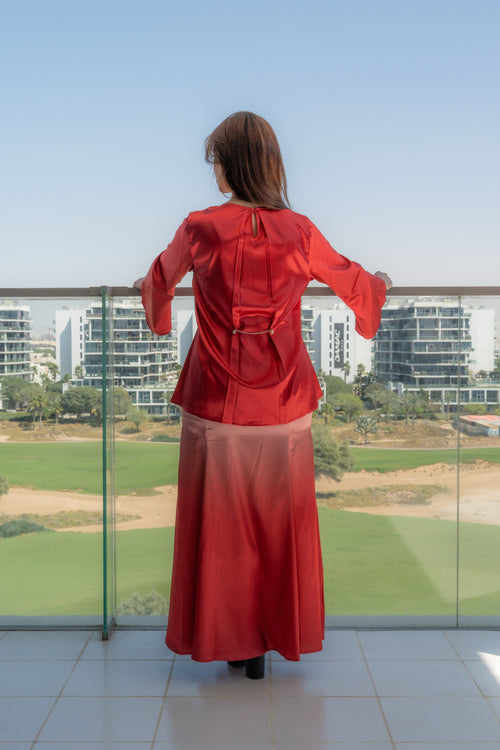 Flow Like Her  - Top & Skirt Set