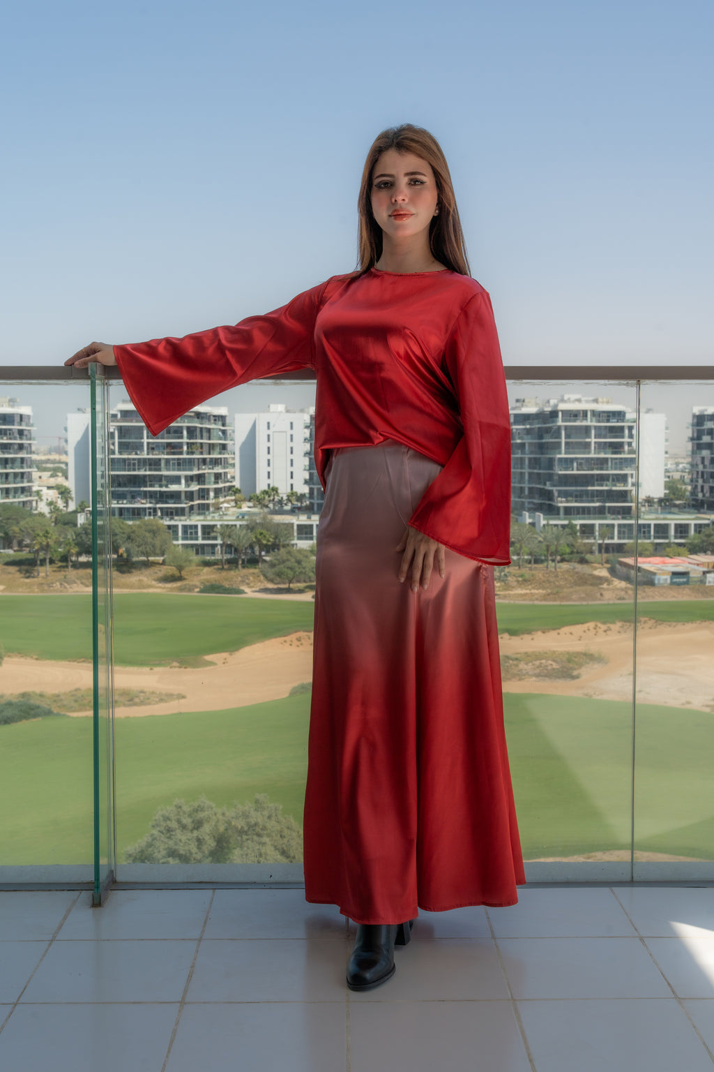 Flow Like Her  - Top & Skirt Set