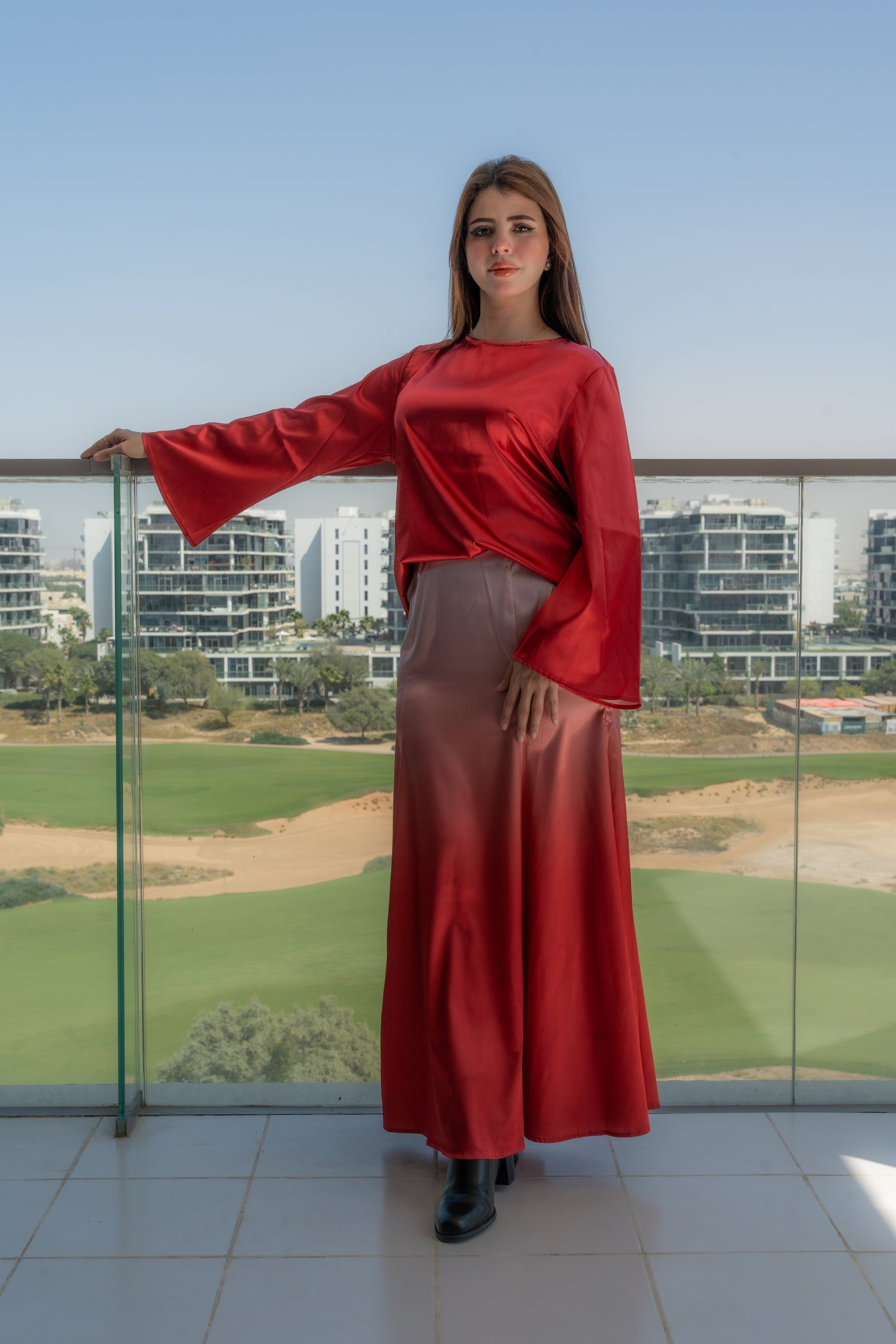 Flow Like Her  - Top & Skirt Set